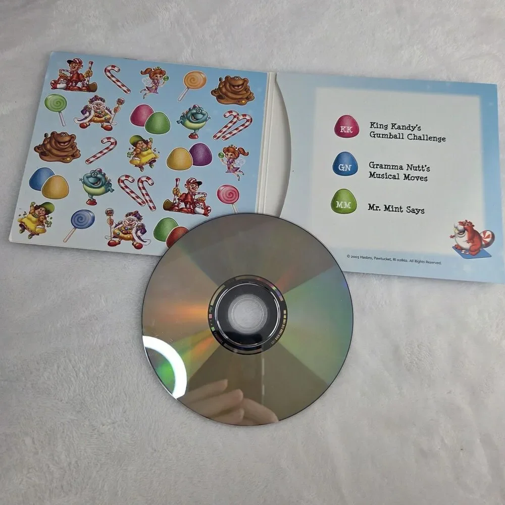 Vintage 2005 Candy Land DVD Game Complete Tested Milton Bradley Hasbro
